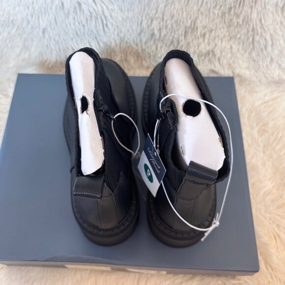 NWT Universal Thread Women's Kyrie Chunky Heel Ankle Sock Black Boots 9 Wide - Picture 12 of 14